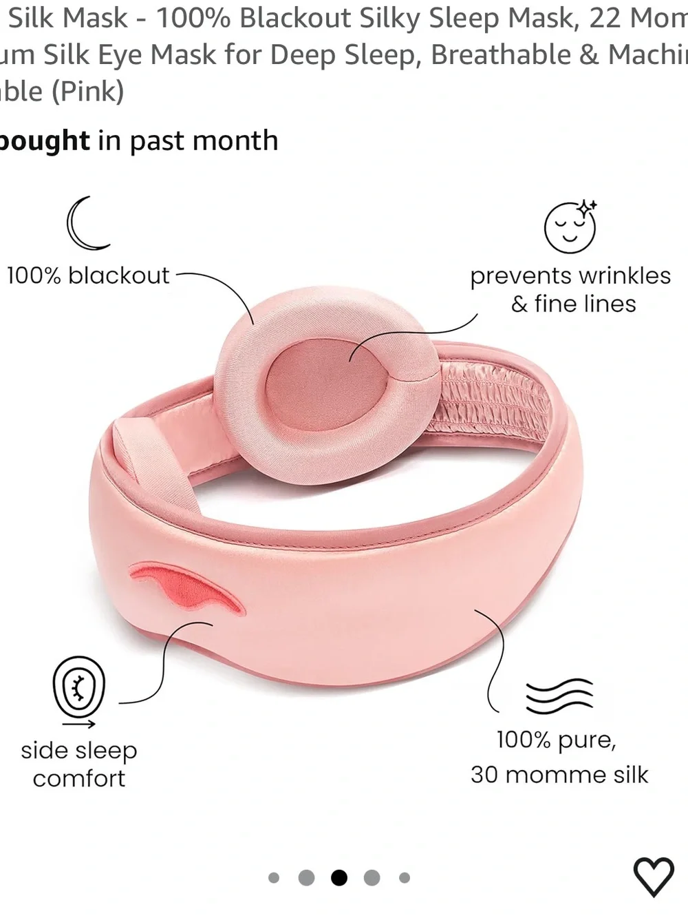 New Manta Silk Sleep Mask - 100% Blackout, Premium Silk
